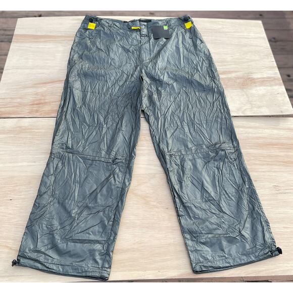 Vintage Marithe Francois‎ Girbaud Pocket Pants Polyamide Men's Khaki Size 42" - Picture 1 of 12